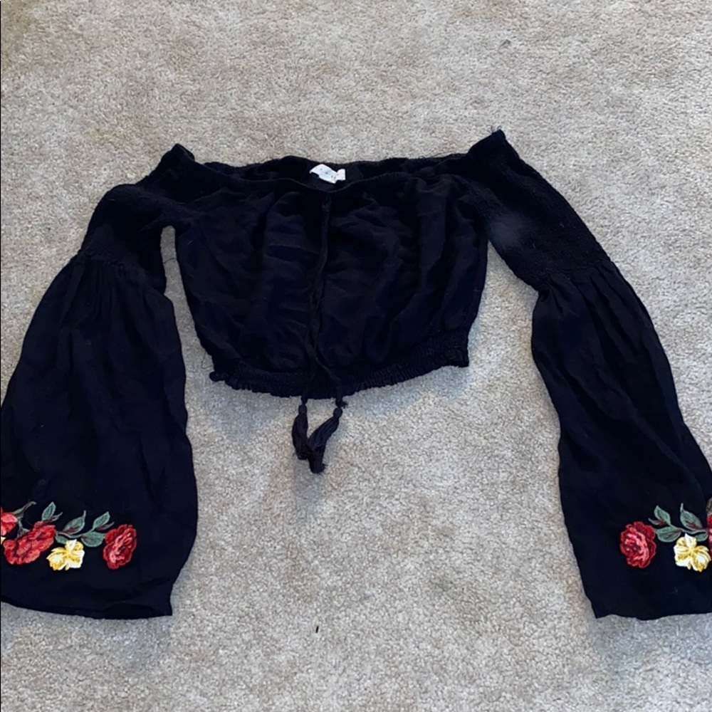 LA Hearts Crop Shirt